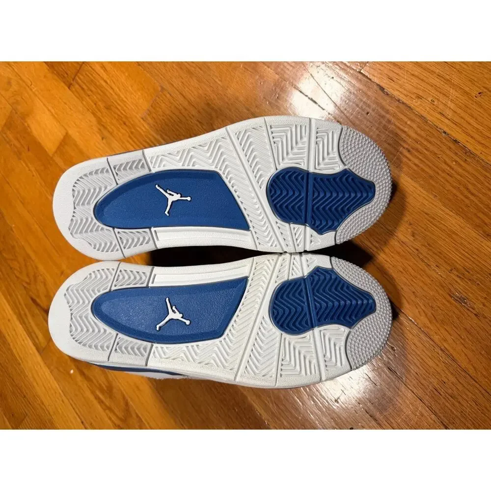 Kids Size 3Y- Jordan 4 Retro Military Blue 2012
